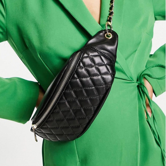 ASOS Handbags - ASOS DESIGN fanny pack in black ***NWT***